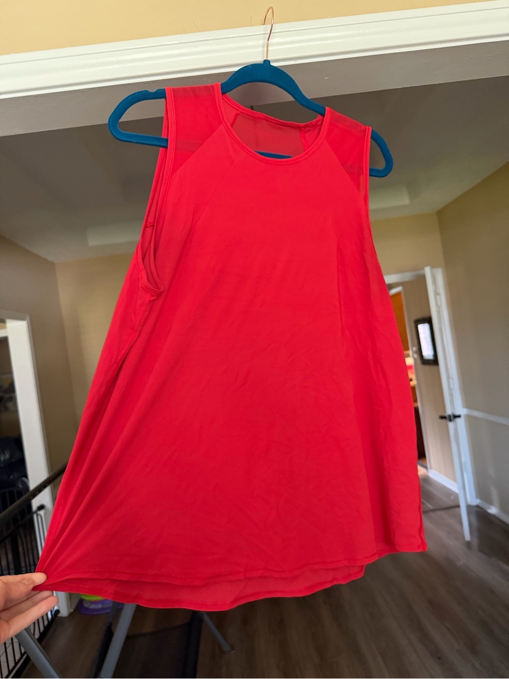 Lululemon sculpt tank in Oxford red size 12 VGUC activewear running top workout